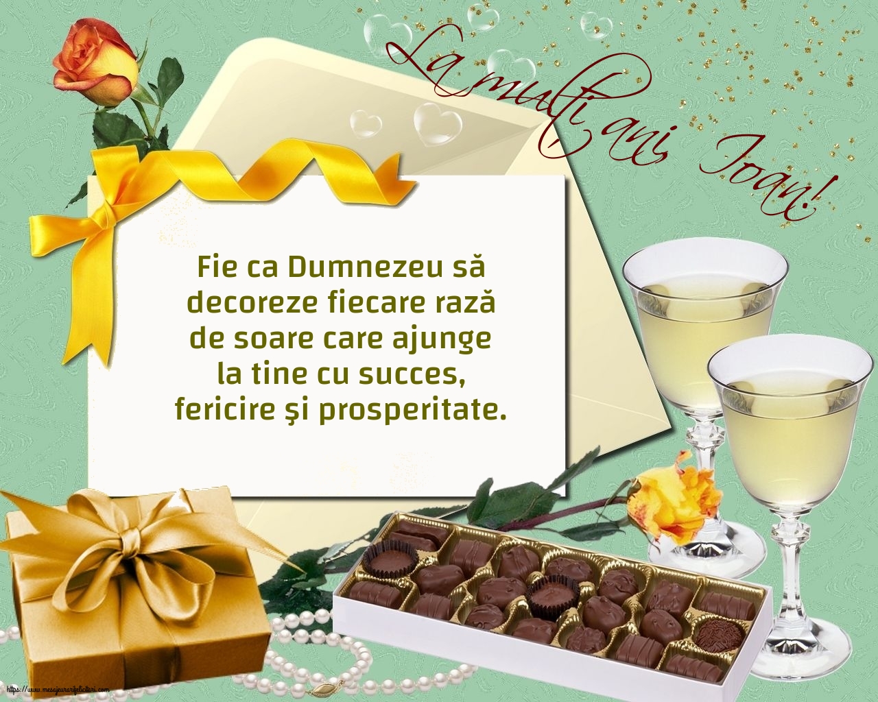 Sfantul Ioan La mulți ani, Ioan!