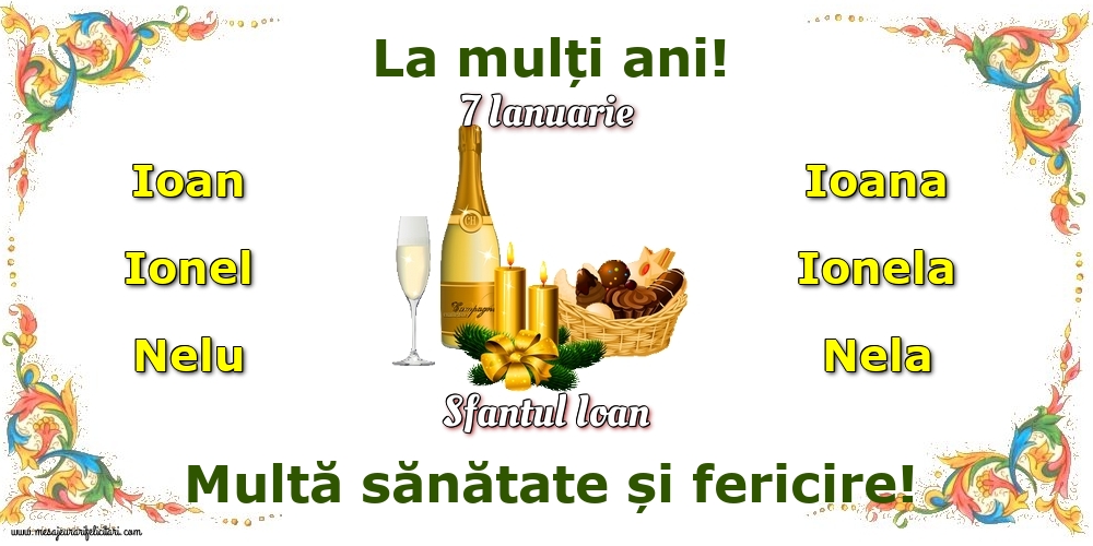 Sfantul Ioan 7 Ianuarie - Sfantul Ioan