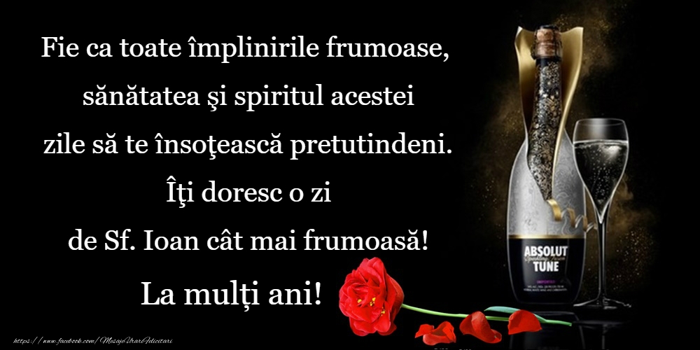 Felicitari de Sfantul Ioan - La mulți ani de Sfântul Ioan! - mesajeurarifelicitari.com