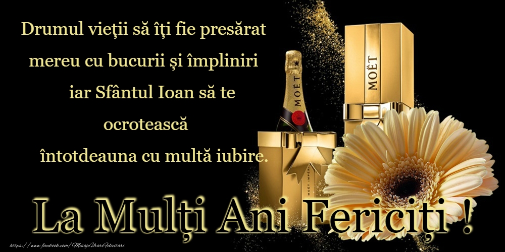 Felicitari de Sfantul Ioan - La mulți ani de Sfântul Ioan! - mesajeurarifelicitari.com