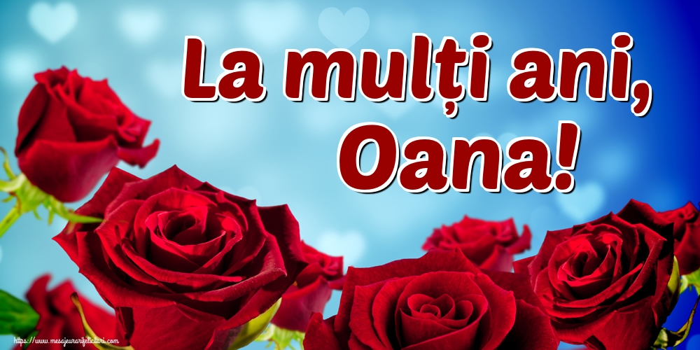 La mulți ani, Oana!