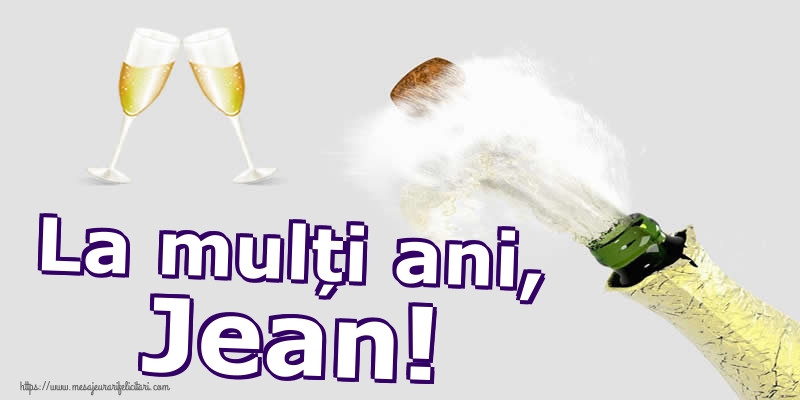 La mulți ani, Jean!