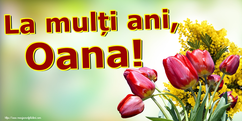 Felicitari de Sfantul Ioan - La mulți ani, Oana! - mesajeurarifelicitari.com