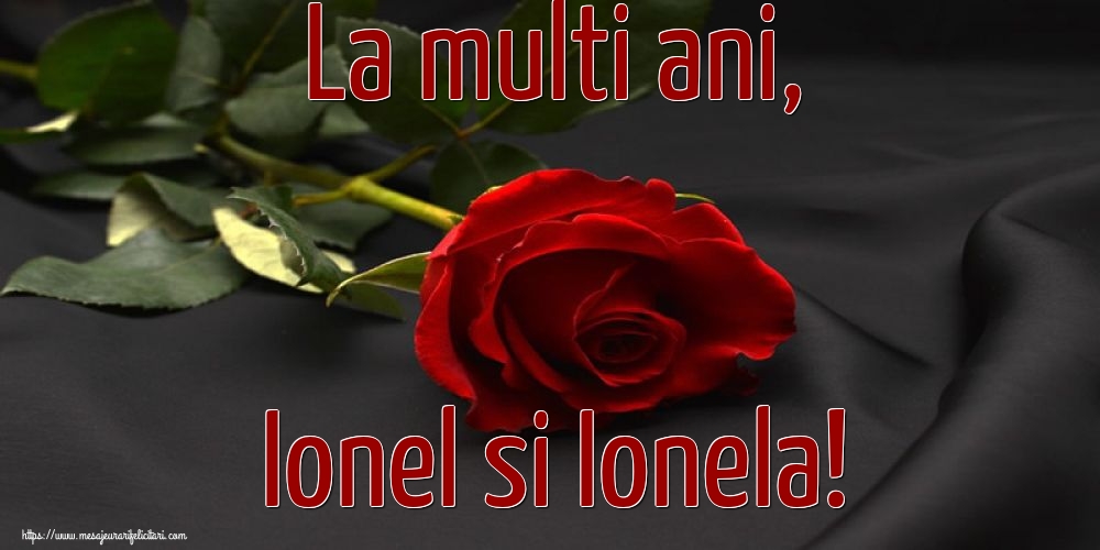Sfantul Ioan La multi ani, Ionel si Ionela!