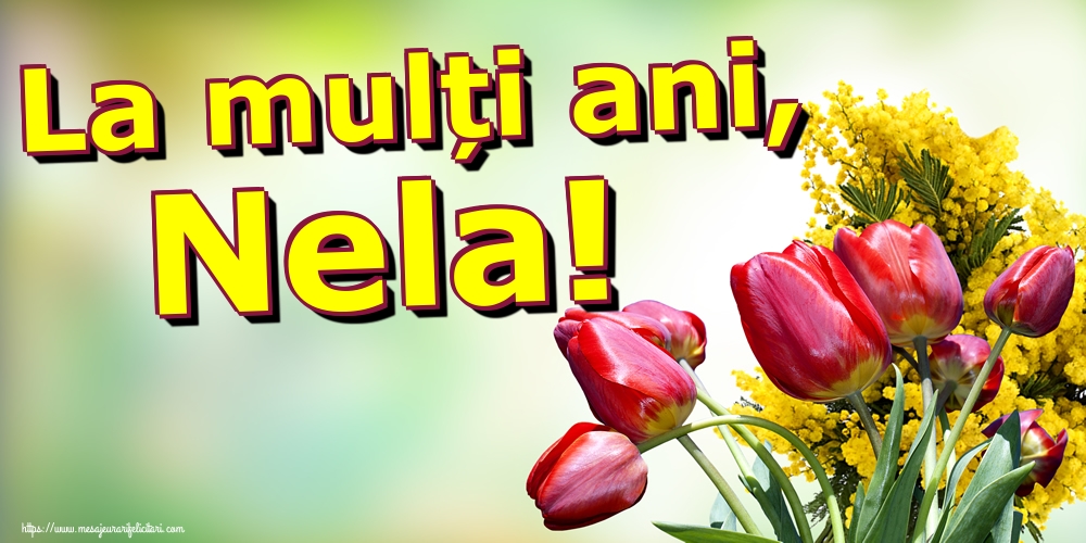 Felicitari de Sfantul Ioan - La mulți ani, Nela! - mesajeurarifelicitari.com