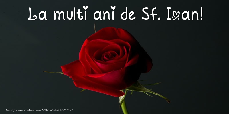 La multi ani de Sf. Ioan!