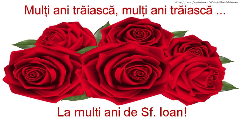Sfantul Ioan Multi ani traiasca, multi ani traiasca ... La multi ani de Sf. Ioan!