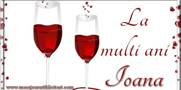 La multi ani Ioana