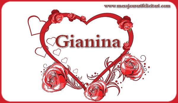 Felicitari de Sfantul Ioan - LOVE Gianina - mesajeurarifelicitari.com