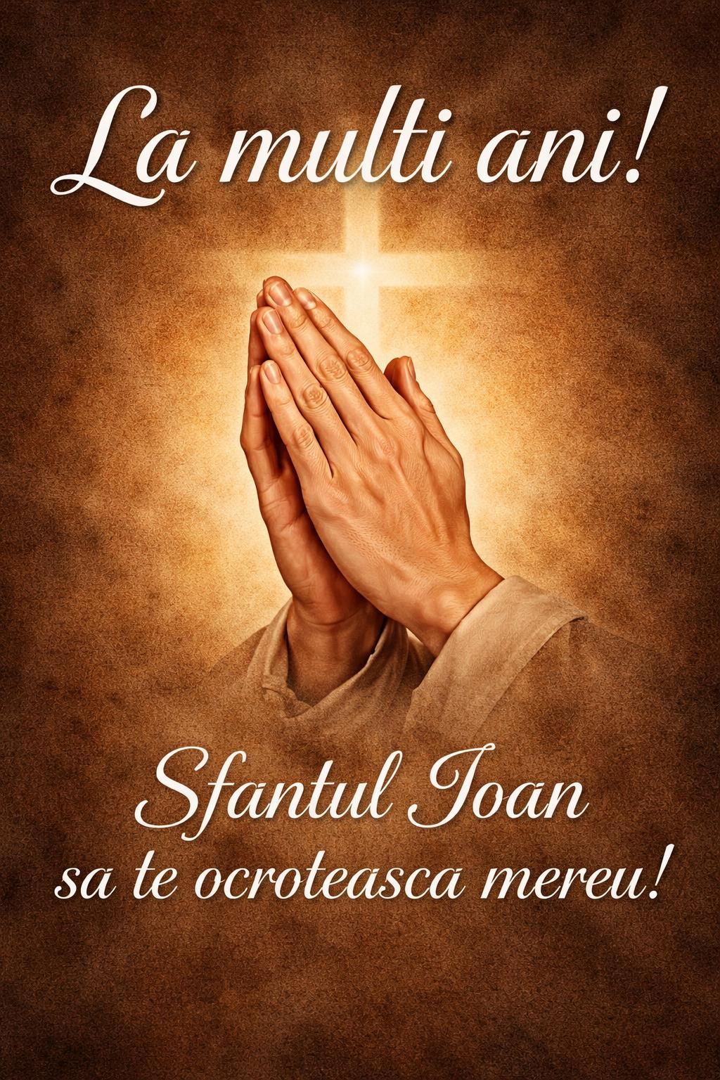 La multi ani! Sfantul Ioan sa te ocroteasca mereu!