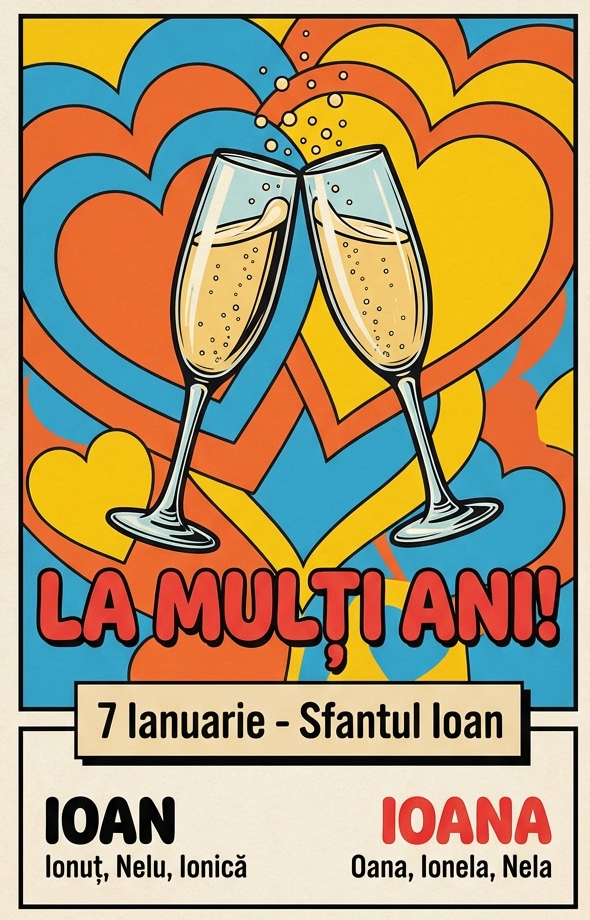 La multi ani! 7 Ianurarie - Sfantul Ioan