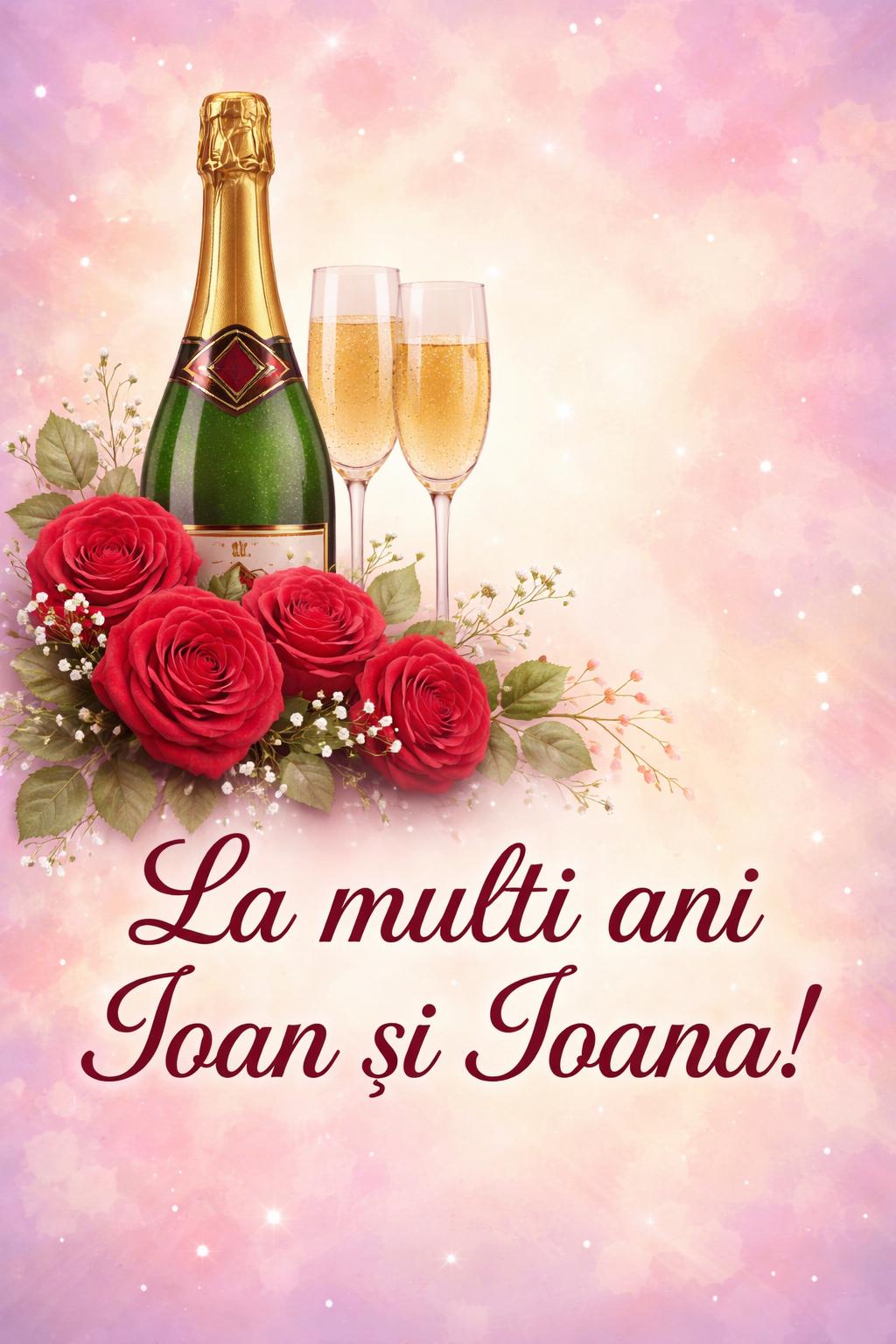 La multi ani Ioan și Ioana