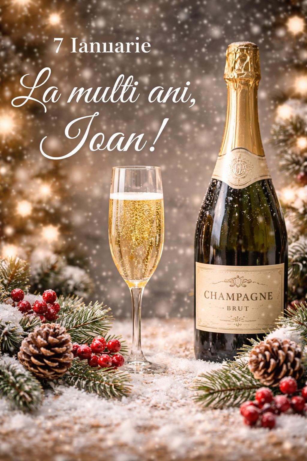 7 Ianuarie La mulți ani, Ioan!