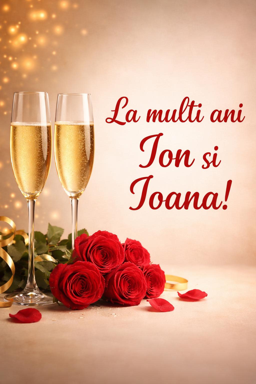 La multi ani Ion si Ioana!