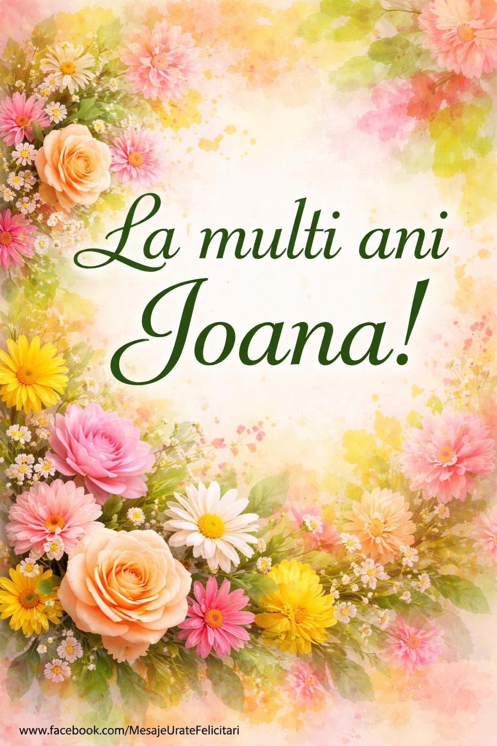 Sfantul Ioan La multi ani Ioana!