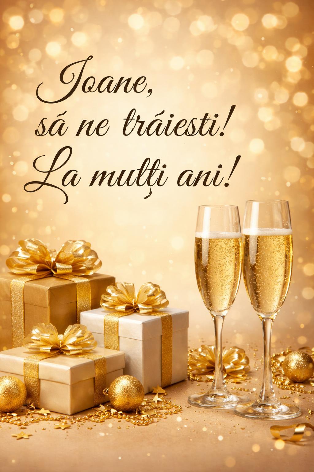 Ioane, să ne trăiești! La mulți ani