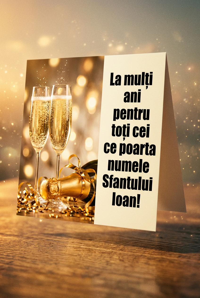 La multi ani pentru toti cei ce poarta numele Sfantului Ioan!