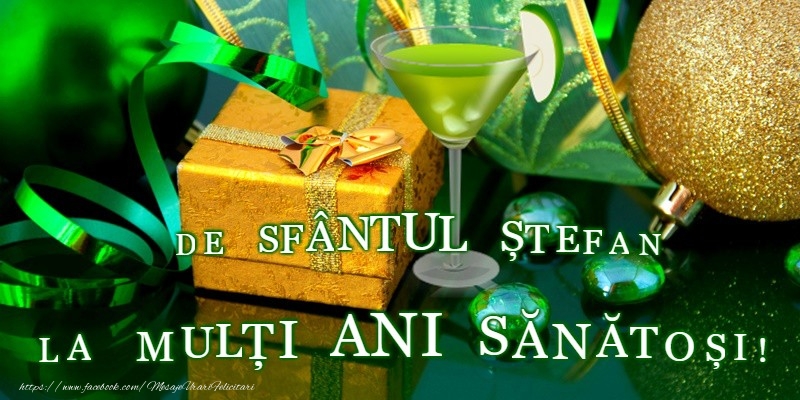 La multi ani de Sfantul Stefan!