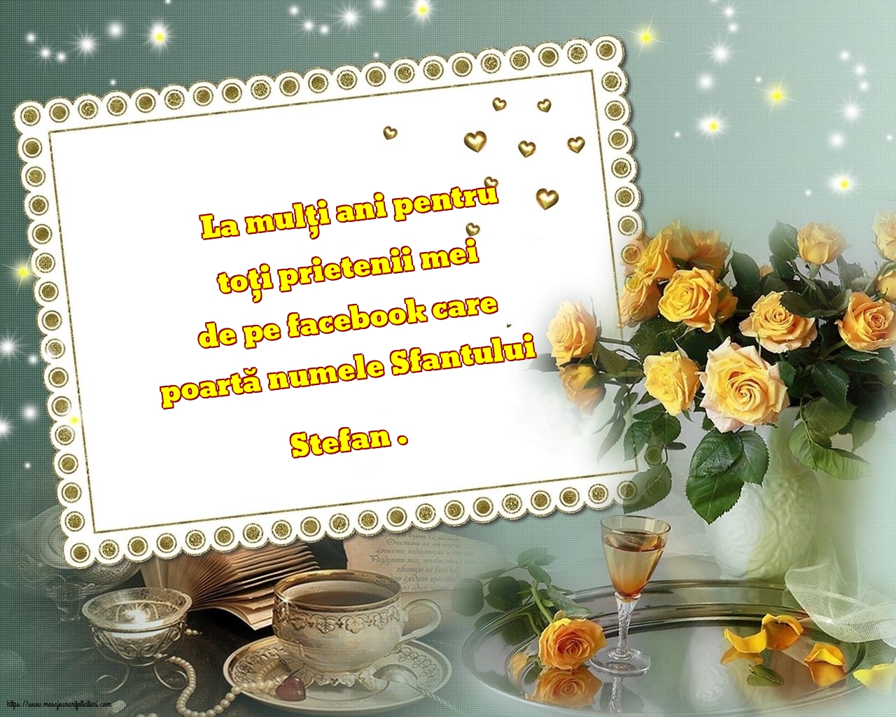 La mulți ani pentru toți prietenii mei de pe facebook