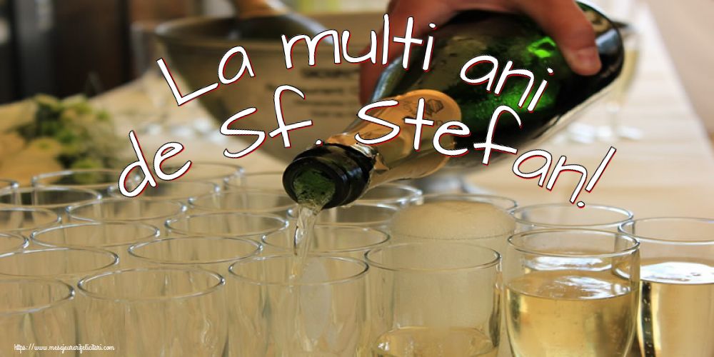 La multi ani de Sf. Stefan!