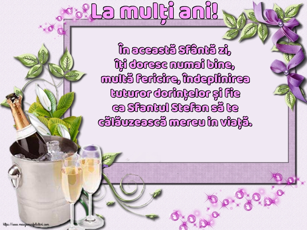 La mulți ani!