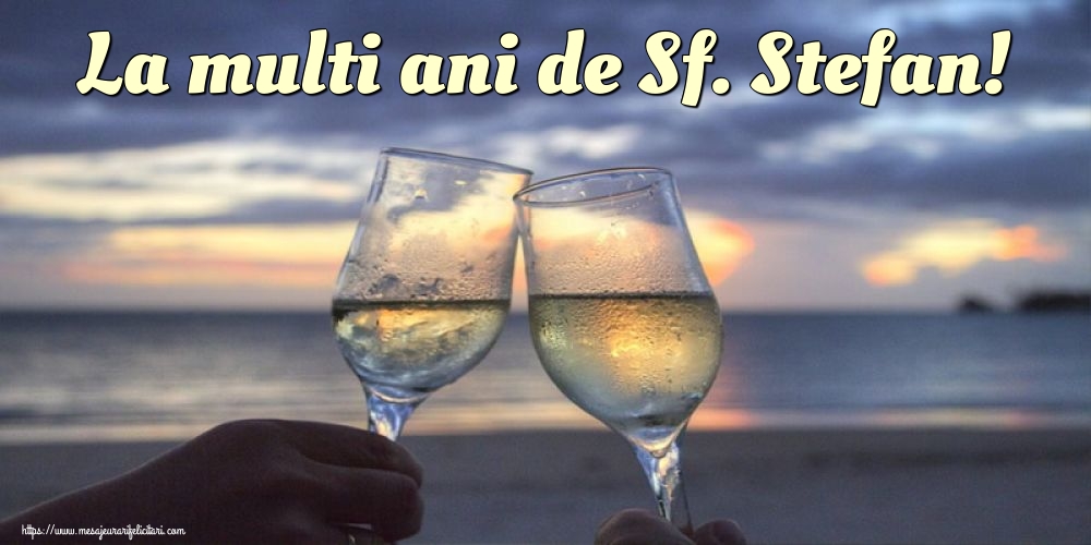 La multi ani de Sf. Stefan!