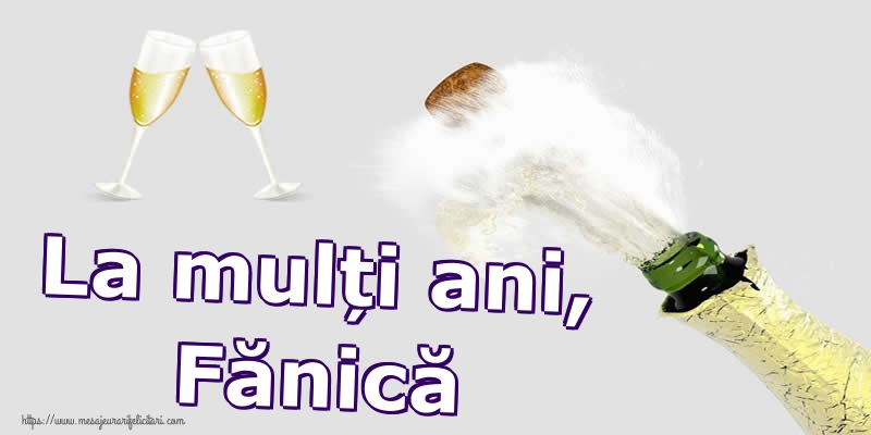Felicitari de Sfantul Stefan - La mulți ani, Fănică - mesajeurarifelicitari.com