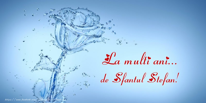 La multi ani... de Sfantul Stefan!