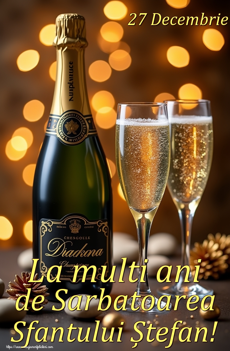 Felicitari de Sfantul Stefan - 27 Decembrie La multi ani de Sarbatoarea Sfantului Ștefan! - mesajeurarifelicitari.com