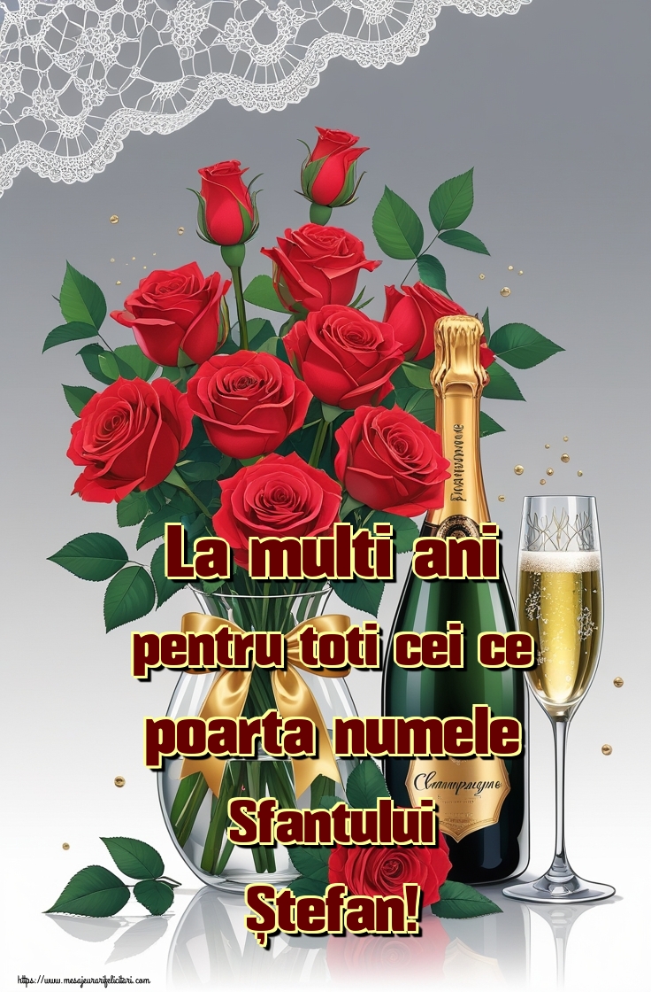 La multi ani pentru toti cei ce poarta numele Sfantului Ștefan!