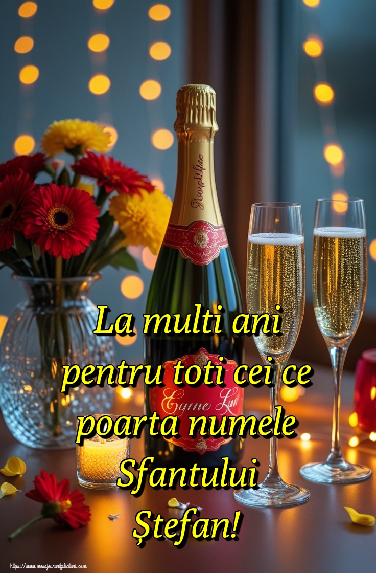 La multi ani pentru toti cei ce poarta numele Sfantului Ștefan!