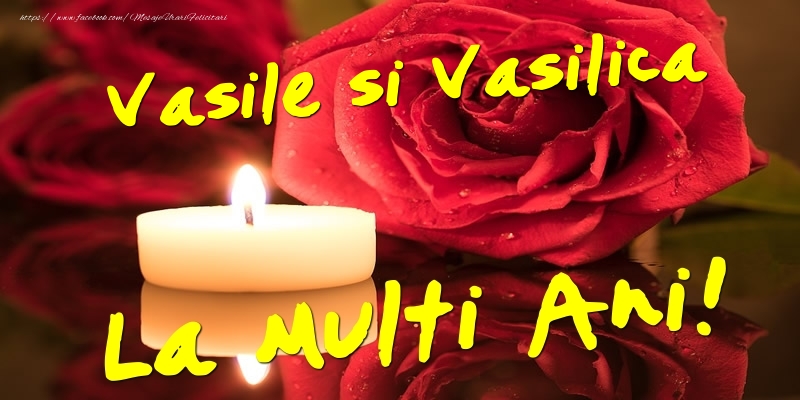 Felicitari de Sfantul Vasile - Vasile si Vasilica  - La multi ani! - mesajeurarifelicitari.com