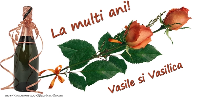 La multi ani! Vasile si Vasilica