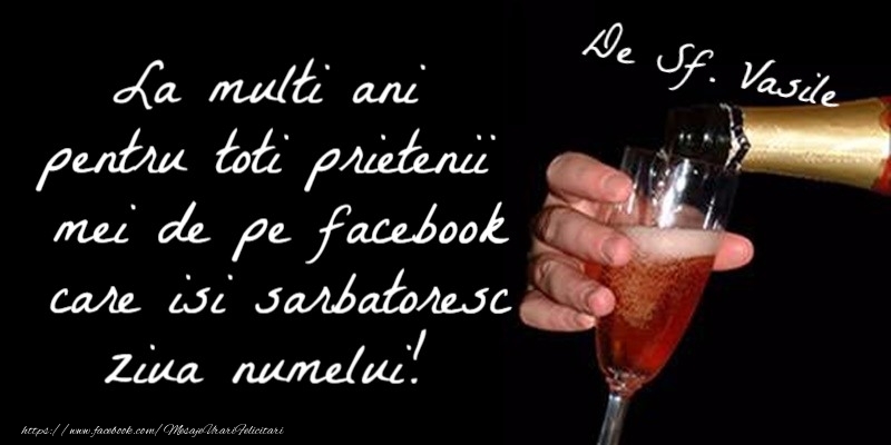 La multi ani de Sfantul Vasile!