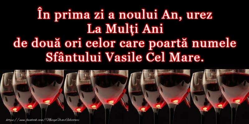 La multi ani de Sfantul Vasile!