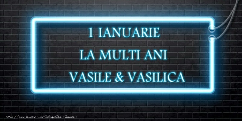 La multi ani de Sfantul Vasile!