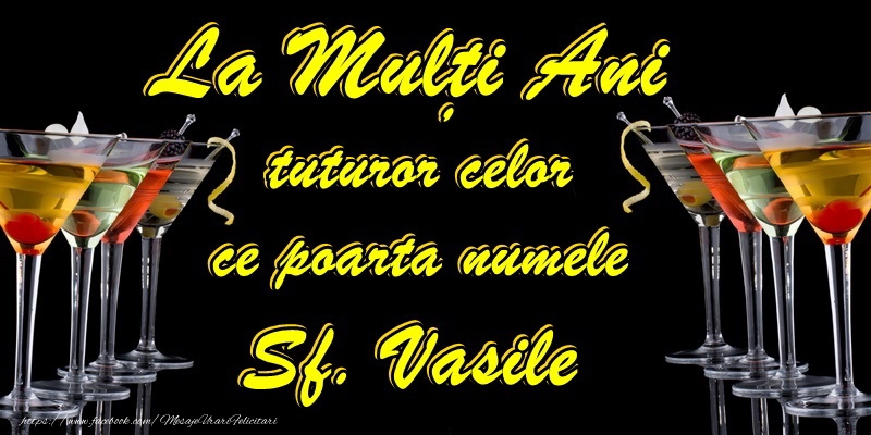La multi ani de Sfantul Vasile!