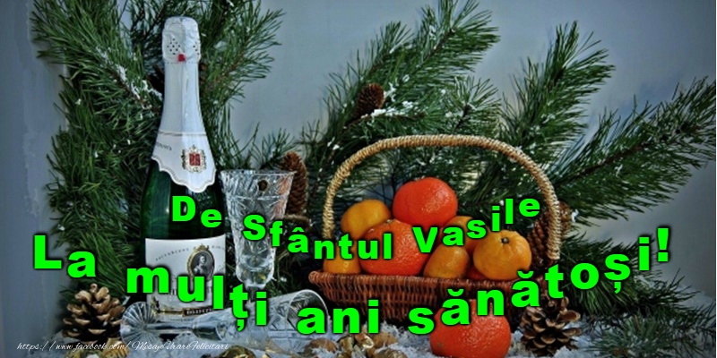 Felicitari de Sfantul Vasile - La multi ani de Sfantul Vasile! - mesajeurarifelicitari.com