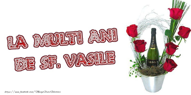 Felicitari de Sfantul Vasile - La multi ani de Sfantul Vasile! - mesajeurarifelicitari.com
