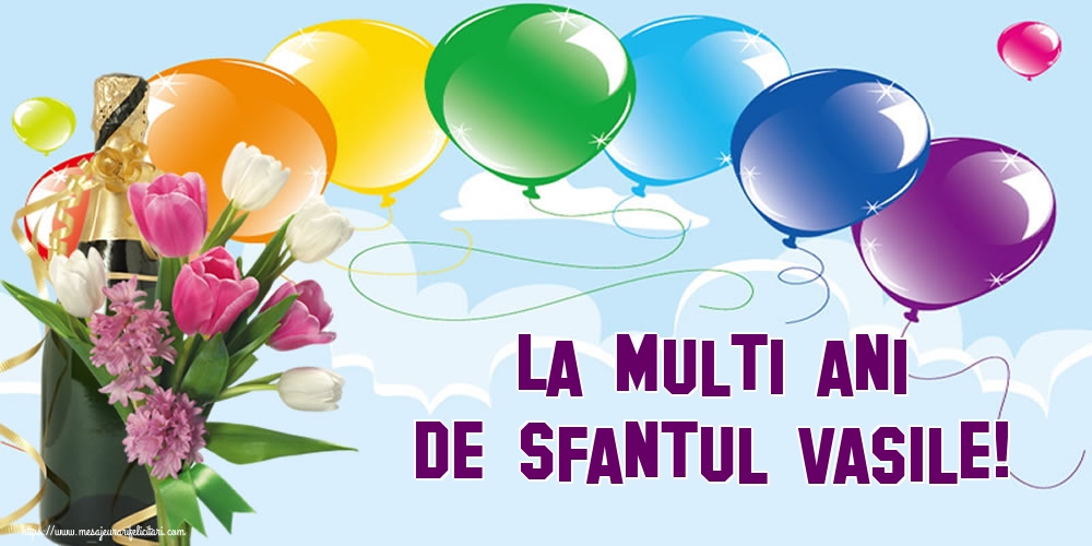 La multi ani de Sfantul Vasile!