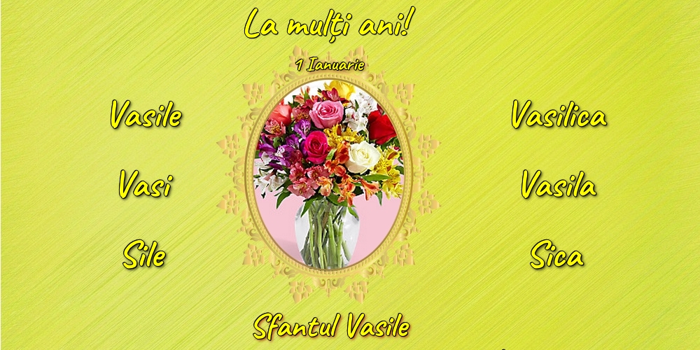 Sfantul Vasile 1 Ianuarie - Sfantul Vasile