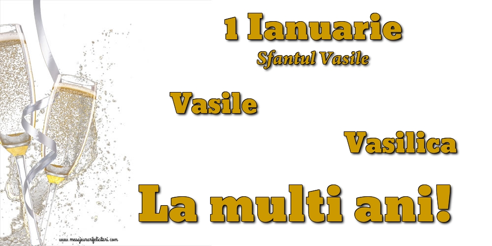 Sfantul Vasile 1 Ianuarie - Sfantul Vasile