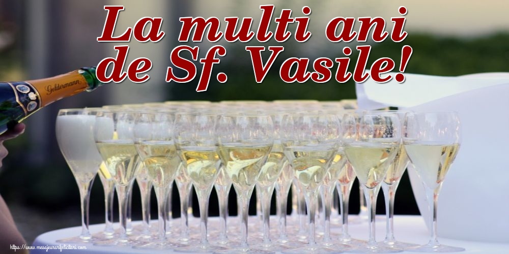 Felicitari de Sfantul Vasile - La multi ani de Sf. Vasile! - mesajeurarifelicitari.com