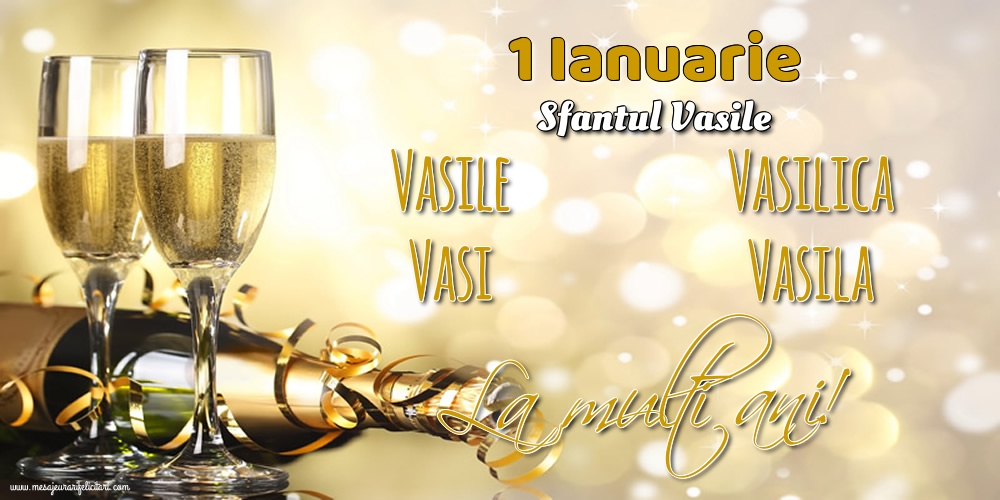1 Ianuarie - Sfantul Vasile