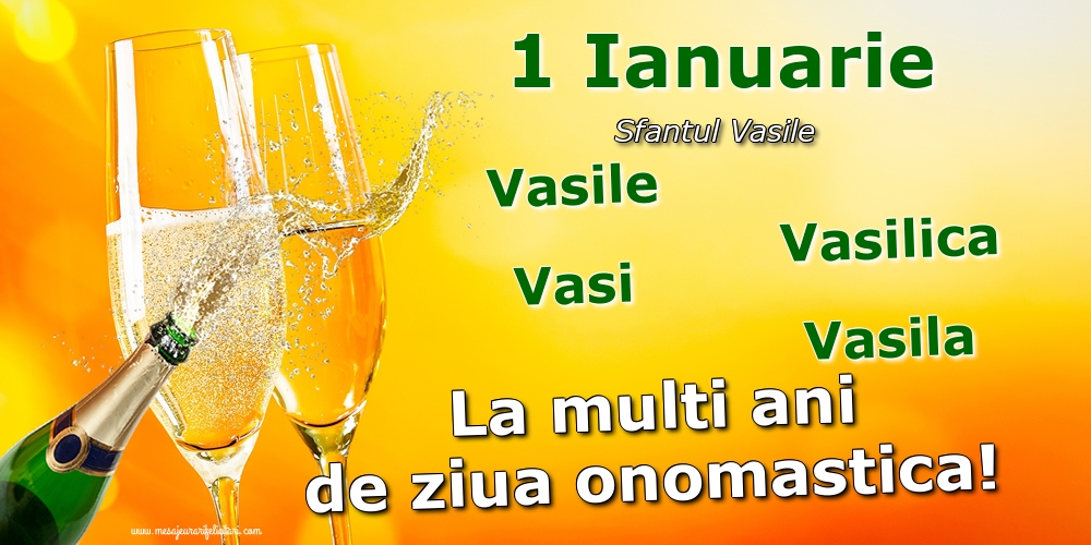 1 Ianuarie - Sfantul Vasile