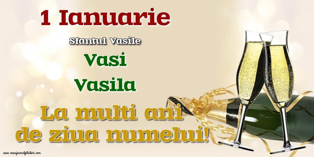 1 Ianuarie - Sfantul Vasile