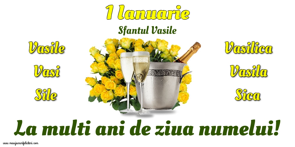1 Ianuarie - Sfantul Vasile