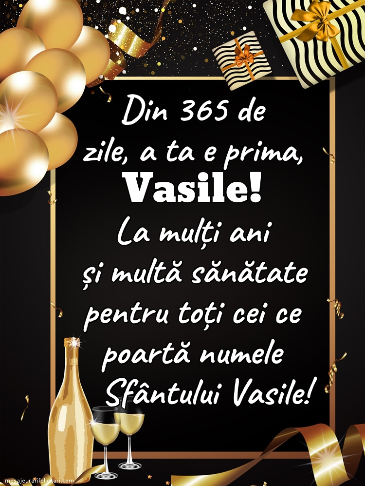 La mulți ani, Vasile!
