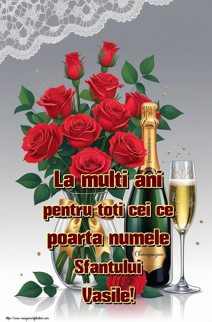 La multi ani pentru toti cei ce poarta numele Sfantului Vasile!