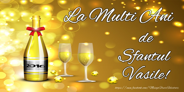 La multi ani de Sfantul Vasile!